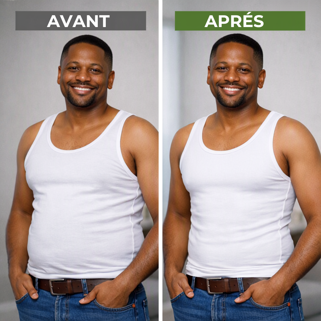 Débardeur Gainant à Compression – Homme (Noir & Blanc, Taille XL)