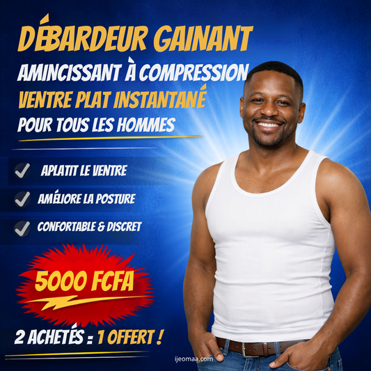 Débardeur Gainant à Compression – Homme (Noir & Blanc, Taille XL)